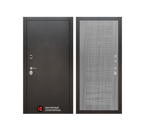 Входная дверь Labirint SILVER 06 - Сандал серый Входная дверь Labirint SILVER 06 - Сандал серый