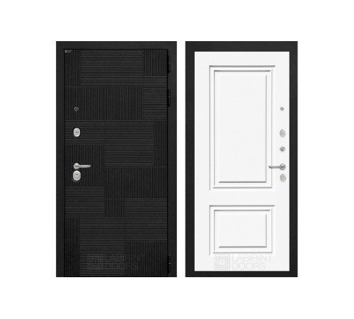 Входная дверь PAZL 26 - Эмаль RAL 9003 Входная дверь PAZL 26 - Эмаль RAL 9003