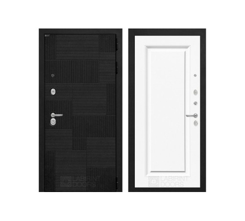 Входная дверь PAZL 27 - Эмаль RAL 9003 Входная дверь PAZL 27 - Эмаль RAL 9003