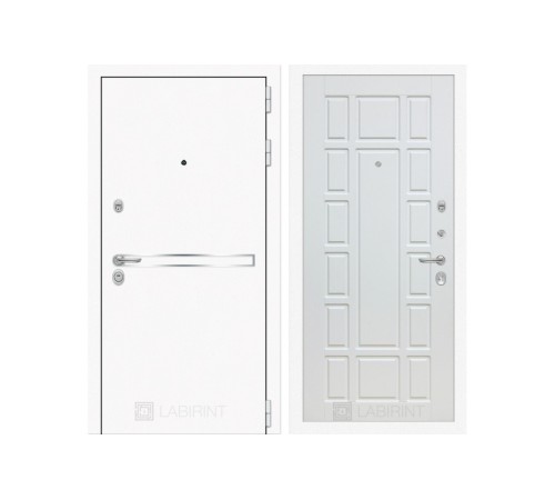 Входная дверь Labirint Лайн WHITE 12 Белое дерево Входная дверь Labirint Лайн WHITE 12 Белое дерево