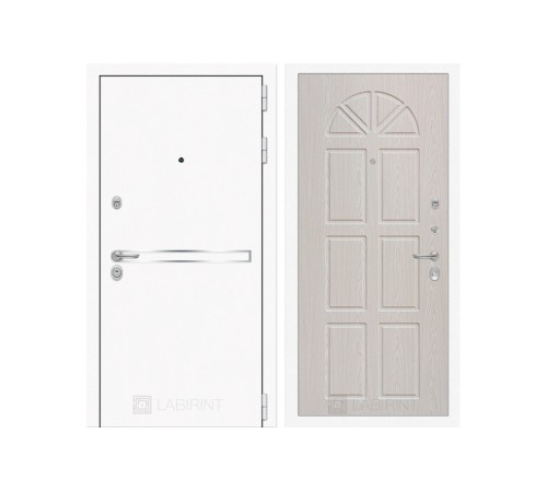 Входная дверь Labirint Лайн WHITE 15 Алмон 25