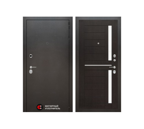 Входная дверь Labirint SILVER 02 - Венге Входная дверь Labirint SILVER 02 - Венге