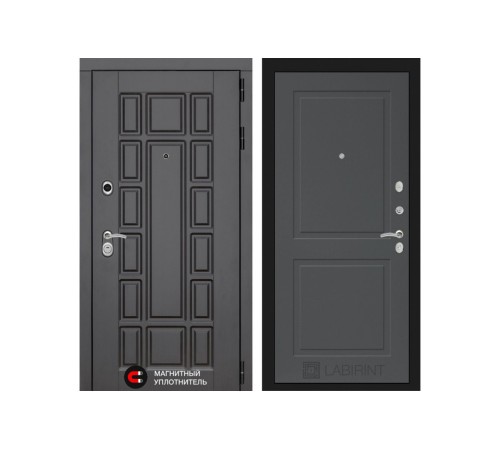 Входная дверь Labirint Нью-Йорк 11 - Графит софт