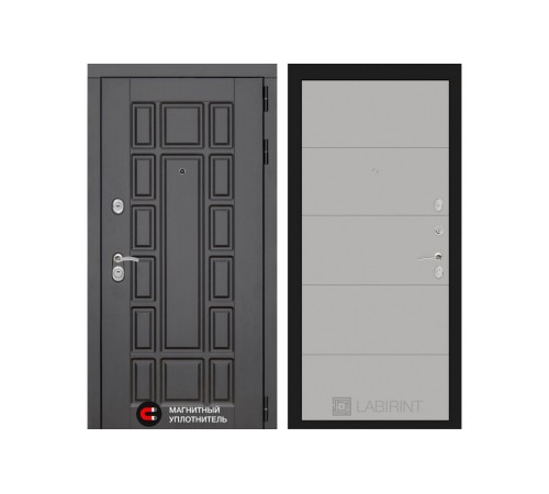 Входная дверь Labirint Нью-Йорк 13 - Грей софт