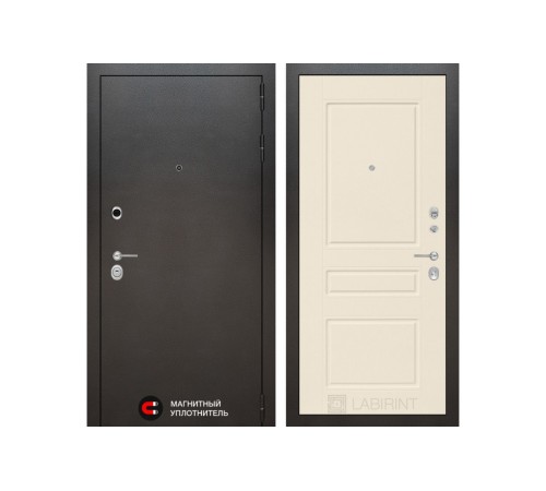 Входная дверь Labirint SILVER 03 - Крем софт Входная дверь Labirint SILVER 03 - Крем софт