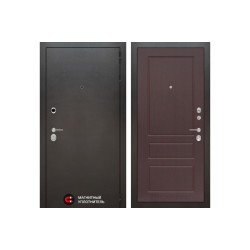 Входная дверь Labirint SILVER 03 - Орех премиум