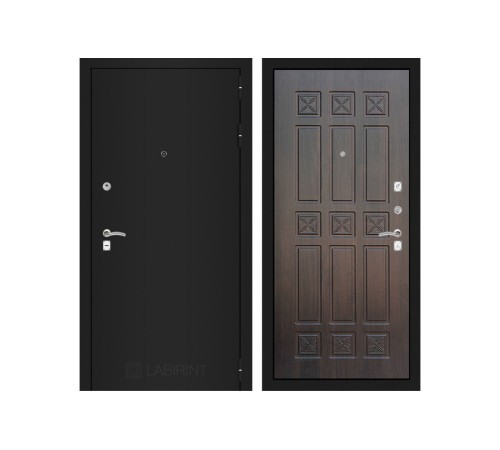 Входная дверь Labirint CLASSIC шагрень черная 16 - Алмон 28 Входная дверь Labirint CLASSIC шагрень черная 16 - Алмон 28