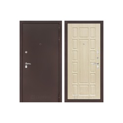 Входная дверь Labirint CLASSIC антик медный 12 - Беленый дуб