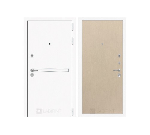 Входная дверь Labirint Лайн WHITE 05 Венге светлый Входная дверь Labirint Лайн WHITE 05 Венге светлый