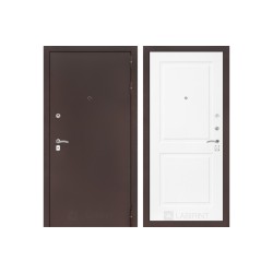 Входная дверь CLASSIC антик медный 11 Белый софт