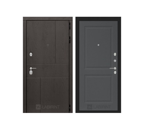 Входная дверь Labirint URBAN 11 Графит софт