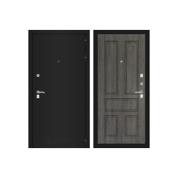 Входная дверь Labirint CLASSIC шагрень черная 10 - Дуб филадельфия графит