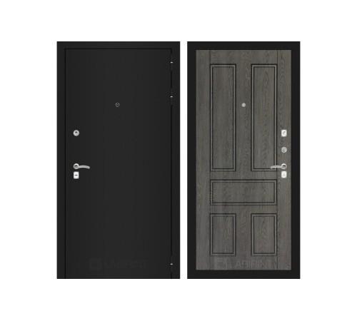 Входная дверь Labirint CLASSIC шагрень черная 10 - Дуб филадельфия графит Входная дверь Labirint CLASSIC шагрень черная 10 - Дуб филадельфия графит