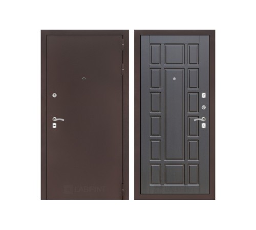 Входная дверь Labirint CLASSIC антик медный 12 - Венге Входная дверь Labirint CLASSIC антик медный 12 - Венге