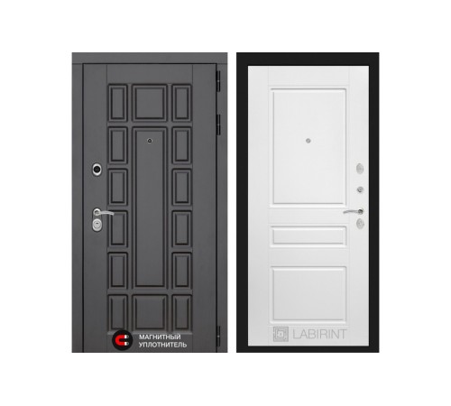 Входная дверь Labirint Нью-Йорк 03 - Белый софт Входная дверь Labirint Нью-Йорк 03 - Белый софт