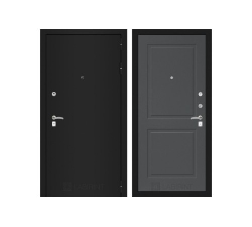 Входная дверь Labirint CLASSIC шагрень черная 11 - Графит софт Входная дверь Labirint CLASSIC шагрень черная 11 - Графит софт