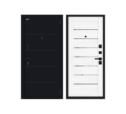 Входная дверь Браво Прайд Kale Total Black/Snow Melinga Входная дверь Браво Прайд Kale Total Black/Snow Melinga