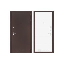Входная дверь Labirint CLASSIC антик медный 13 - Белый софт