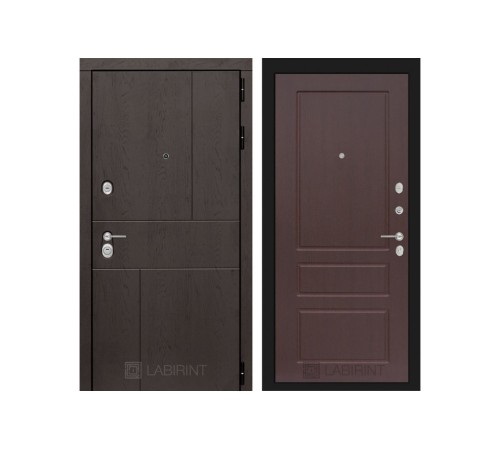 Входная дверь Labirint URBAN 03 - Орех премиум Входная дверь Labirint URBAN 03 - Орех премиум