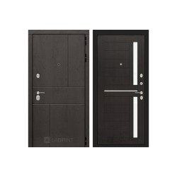 Входная дверь Labirint URBAN 02 - Венге, стекло белое