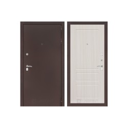 Входная дверь Labirint CLASSIC антик медный 03 - Сандал белый